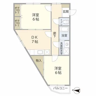 サニーヒルズ松原【2階】の間取り