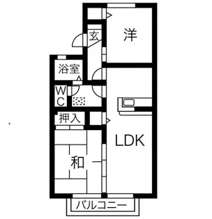 エクセラン佐藤 A棟【1階】の間取り