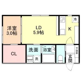 Aile【1階】の間取り