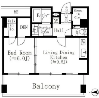 錦町トラッドスクエア【15階】の間取り