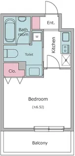 レジディア新川【3階】の間取り