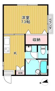 ハウスK【2階】の間取り