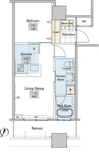 東京都豊島区上池袋1【マンション】の間取り