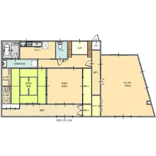サンライズマンション 1号館【3階】の間取り