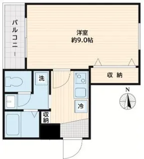 セカンドコート中原【3階】の間取り
