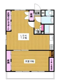 第2古河ガーデンマンション【4階】の間取り