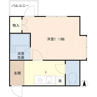 シャトレINK宮原【1階】の間取り