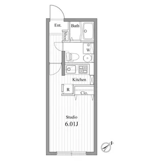ZESTY春日町【1階】の間取り