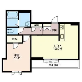 ウアココ ヴィラ【3階】の間取り