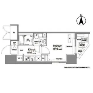 コンフォリア西蒲田【5階】の間取り