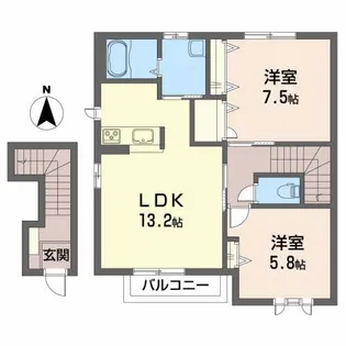 マジェスティ IV【2階】の間取り