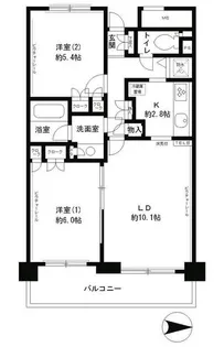 ラフィーネ阿佐谷【2階】の間取り