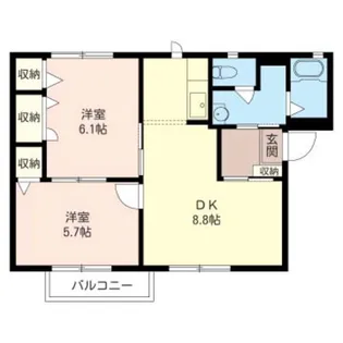 チェリーガーデン【1階】の間取り