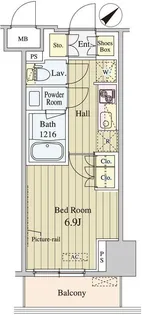 Cerio落合東中野【4階】の間取り