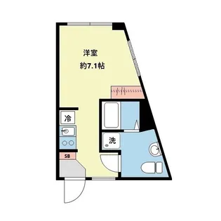 Luna Crescente Gakugeidaigaku【1階】の間取り