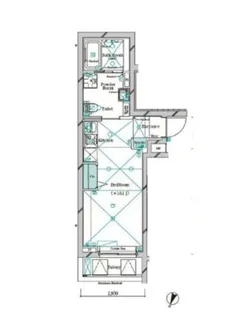 ガリシア中野新橋【2階】の間取り