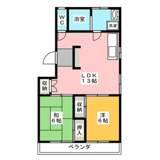 K’Sマンション【2階】の間取り