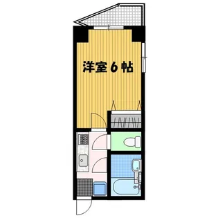 レジデンス六本木【3階】の間取り