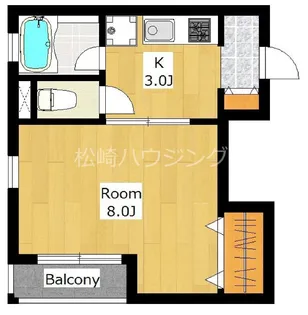 第八さかえビル【3階】の間取り