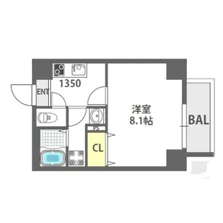 ETC天神橋【3階】の間取り