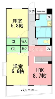 UTOPIA II【3階】の間取り