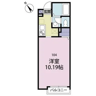 CORAL BLUE(コーラルブルー)【1階】の間取り