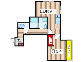 仮)アブニール【2階】の間取り