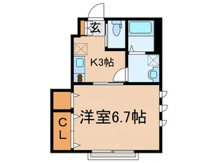 エストール【1階】の間取り