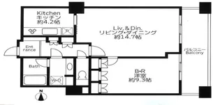 六本木ヒルズレジデンスB棟【23階】の間取り