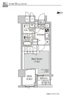 プライムアーバン池袋【10階】の間取り