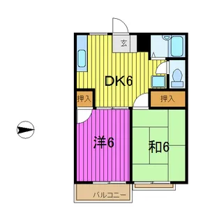 エリール野口【2階】の間取り