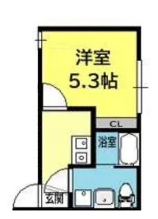アンビエンテ東立石【2階】の間取り