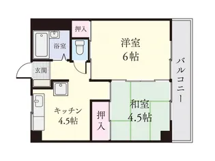 有馬マンション【2階】の間取り