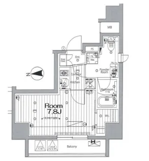 メイクスデザイン森下【7階】の間取り