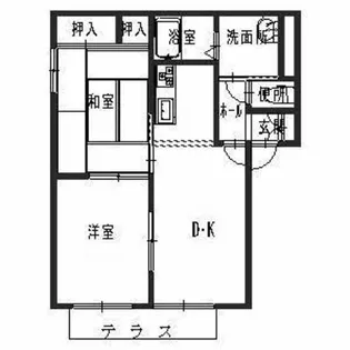 グランドゥール I【1階】の間取り