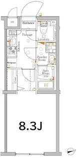 XEBEC経堂【2階】の間取り