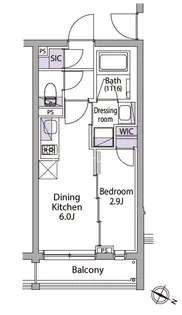 イプセ代々木上原Hillsの間取り