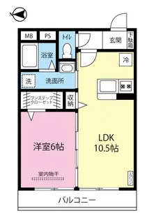 ソルテア日吉【2階】の間取り