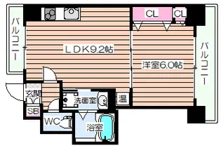 ロイヤルヒルII【8階】の間取り