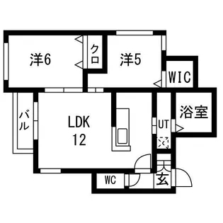 KKルミナス【1階】の間取り