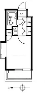 グローリア初穂新宿II【4階】の間取り