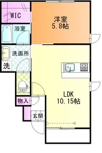 リオメゾンC【1階】の間取り