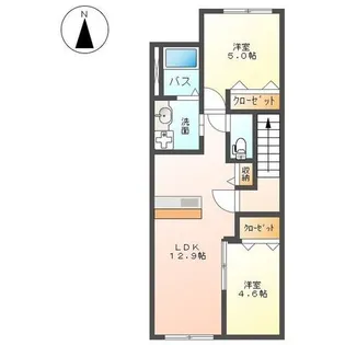 GrandyII【2階】の間取り