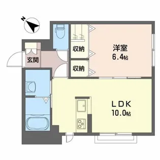 シャーメゾンアヴィ【1階】の間取り