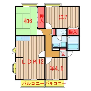 サンビレッジ船橋A~J棟の間取り