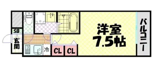 エスプレイス難波サウスゲート【5階】の間取り