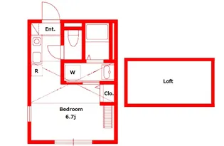 ヴェラハイツ菊名【2階】の間取り