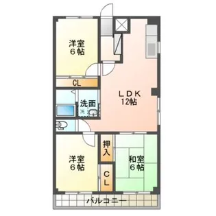 グランドメゾン八山【1階】の間取り