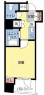 スカイコートヌーベル入谷【7階】の間取り