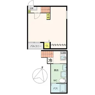 Casa Felice通町【1階】の間取り